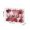 Christmas Candy Ornaments Set Pink 4-Pack with Silver Ropes 2