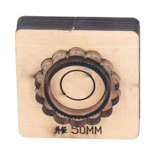 DIY Leather Cutting Tool Leather Cutting Die Round Shape Punch Cutter With Sunflower Design Craft Tool For Smart Cutting And Professional-Looking