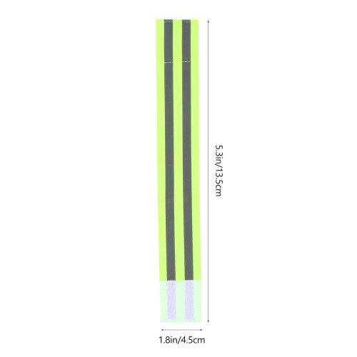 Green Reflective Bands for Outdoor Running 4 Pcs 1