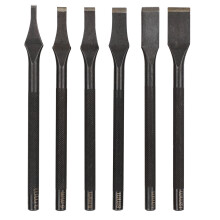 Hex Body Type Cold Chisel For Metal Shaping, Prong Chisel Design With Cutting Edge Angle For Greater Strength, Durable Steel Tool Suitable For