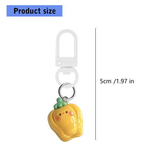 Γλυκό Veggie Charm Μπρελόκ Σακίδιο Πλάτης Διακόσμηση για Έφηβες Κορίτσια 2