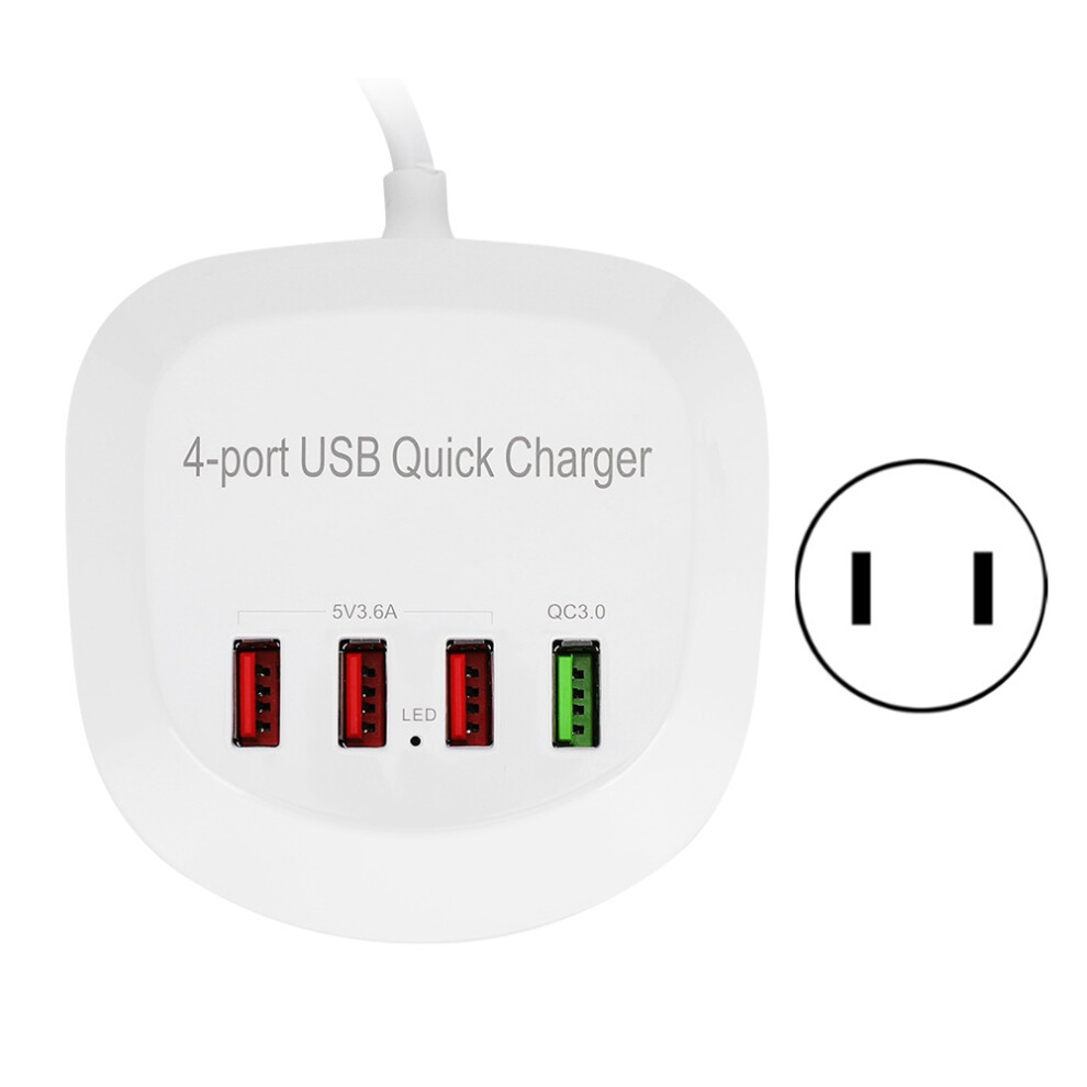 Intelligent Charging Multi Usb Tower Hub Usb Charging Station Ultra Compact Desktop Power Strip Fast Charging Device With Right Angle Plug Universal 9014198261441