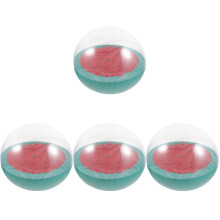 4Stk Aufblasbarer Strandball Aus Sicherem PVC Transparent Für Outdoor