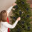 Black Christmas Ornaments Set Shatterproof Plastic 6 pcs 2