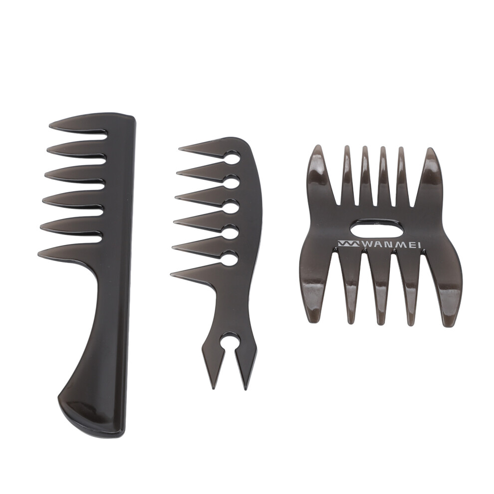 Professional Salon Comb with Double Sided Functionality, Wide Tooth Comb for Hair Styling and Detangling, Durable Anti Static Lightweight and