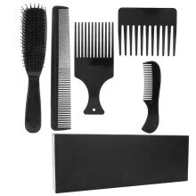 Unisex Hair Styling Comb, Chemical Proof Professional Design Sectioning Tooth for All Hair Types, Durable Teeth Rounded Tips Heat Resistant Grooming