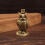 Brass owl statue figurine tabletop centerpiece 4