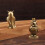 Brass owl statue figurine tabletop centerpiece 5