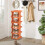 Plastic Tall Shoe Rack Freestanding 6 Tier Organizer, Stackable Modern for Entryway, Closet, Easy Assembly Shoe Rack (Orange) 5