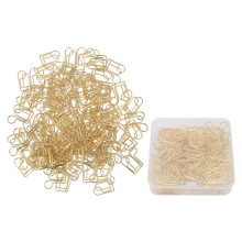 Decorative Metal Paper Clips Love Heart Shaped Premium Stainless Steel Smooth Surface Creative Design Multi Use Accessories