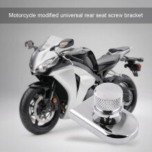 Upgraded Motorcycle Seat Hardware, Easy Installation Knurled Knob Cover with Synthetic Leather Finish, High Quality Metal Featuring Anti-Rust and