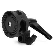 Metal Construction C Stand with Built-in Buffer Spring, Adjustable Stable C-Stand for Photography Lighting, Sturdy C Stand with Holding Arm and Grip