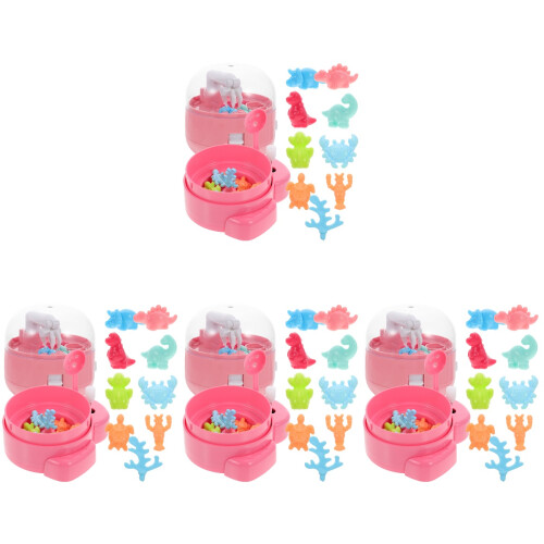 8Pièces Machine Petite Claw Rose Pour Enfants Jouet