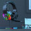 Casque de jeu USB avec son surround 7.1, microphone antibruit et éclairage LED 3