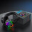 Casque de jeu USB avec son surround 7.1, microphone antibruit et éclairage LED 5