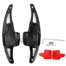 Shift Gear Easier, Elegant & Luxury Look Steering Wheel Paddle Shifter Extension, Aluminum Metal with Wire Drawing Surface Treatment, Wearable and