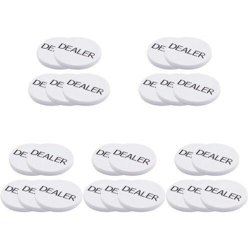 25Pièces Jetons En Plastique Accessoire Jeu Durable