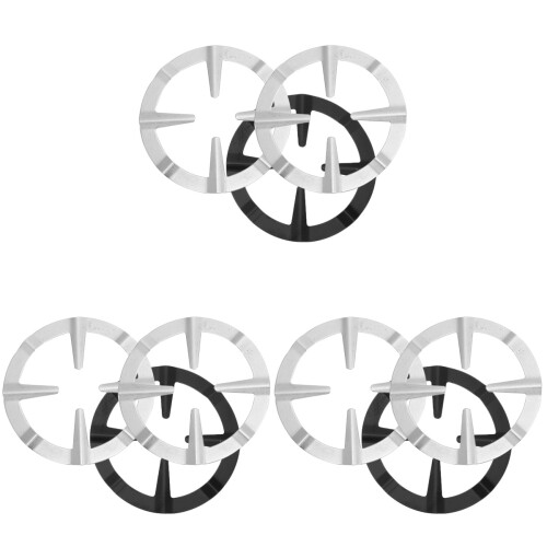 9Pièces Anneaux Wok Remplaçables Fer Multifonction Cuisine