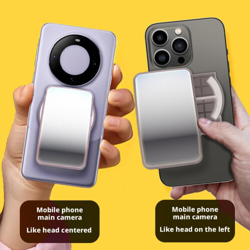 Magnetic Selfie Mirror For Mobile Phone Rear Camera, Adjustable Slide 1