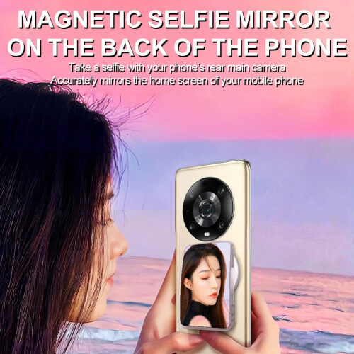 Magnetic Selfie Mirror For Mobile Phone Rear Camera, Adjustable Slide 2