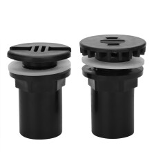 Passe-coque à capuchon pour drainage marin, passe-coque en plastique durable avec joint d'étanchéité, passe-coque facile à installer pour