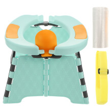 2Ensembles Siège Pot Voyage Pliable Portable Résistant PP