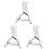 3Pièces Perforateur Papier Rond Solide Usage Scrapbooking 1