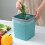 Mini Trash Can for Bathroom, Office, Kitchen – Compact, Stylish, Easy-Clean Plastic Countertop Bin with Pressure Ring 5