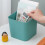 Mini Trash Can for Bathroom, Office, Kitchen – Compact, Stylish, Easy-Clean Plastic Countertop Bin with Pressure Ring 6