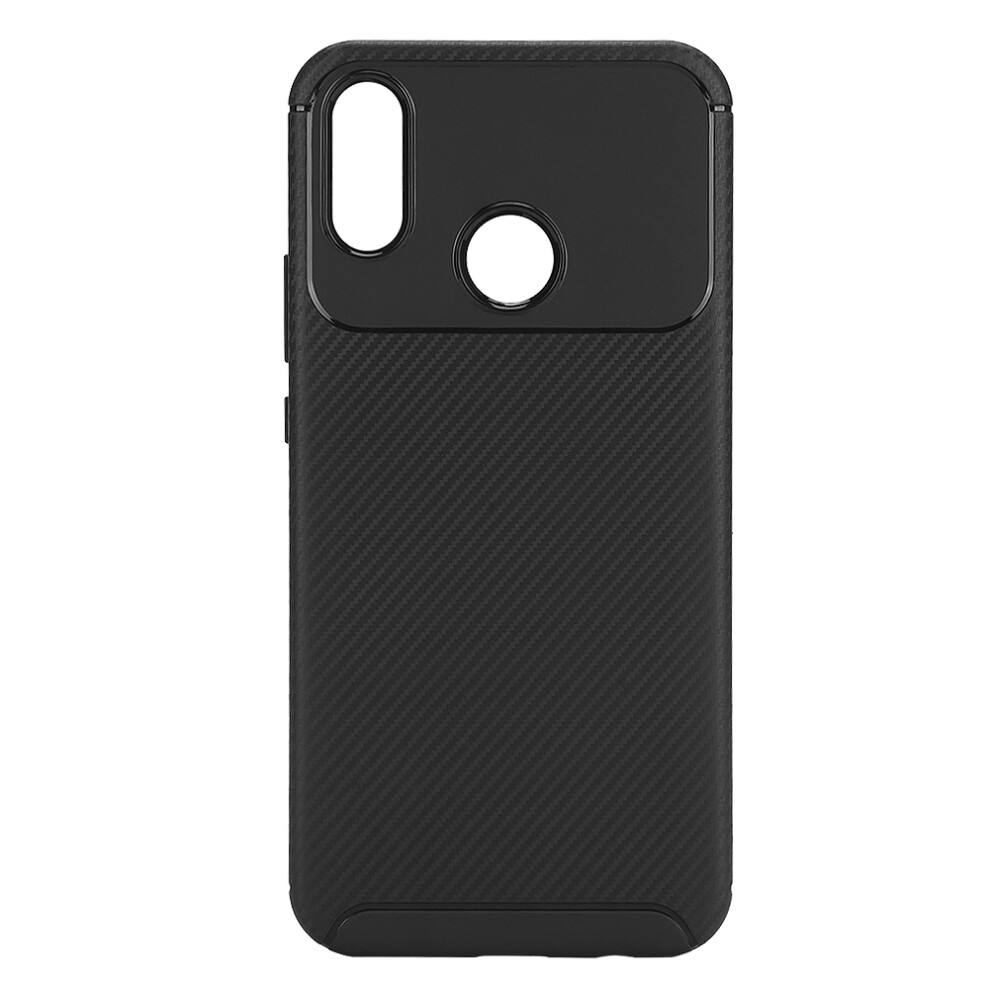 Shock Absorption Case For Huawei Nova3i, Lightweight Tpu Bumper Cover With Matte Carbon Fiber Texture Frosted Scratch Resistant Finish Slim Durable 9083649452677