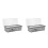 2Pièces Boîte De Rangement Baguettes Couverts Noire 1