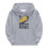 Kids Pullover Hoodie Grey Unisex 11-12 Years 2