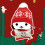 Christmas doll clothes set for 17cm dolls with hat sweater 2