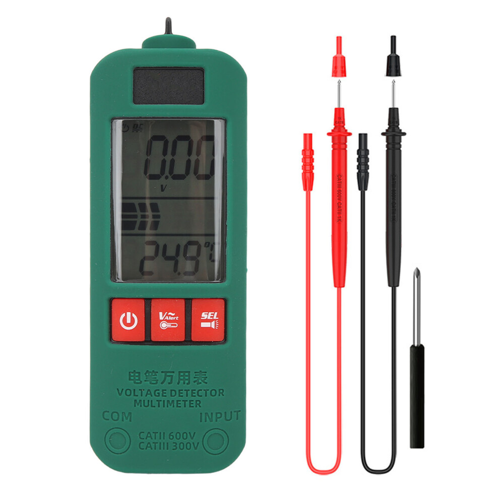 Adjustable Sensitivity Voltage Tester, Smart Digital Multimeter With Triple Buzzer Alarm And Non Contact Voltage Detection, Digital Multimeter With 9083649448663