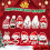 Christmas doll clothes set for 17cm dolls with hat sweater 8