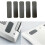 Bottom Base Rubber Feet Strips, Replacement for Keyboards Shell Covers NonSlip Bottom Case Strips 2