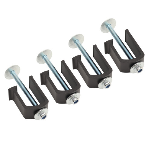 Rust-Proof Aluminum Truck Tool Box Clamp, Long Durability, Black