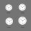 Minimalist White Wall Clock Silent Operation Battery Powered Versatile Design 2