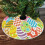 Jupe de sapin de Pâques motif lapin 90 cm 4
