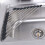 Πτυσσόμενη τριγωνική σχάρα στεγνώματος πιάτων για γωνία νεροχύτη – Ανοξείδωτη, 8