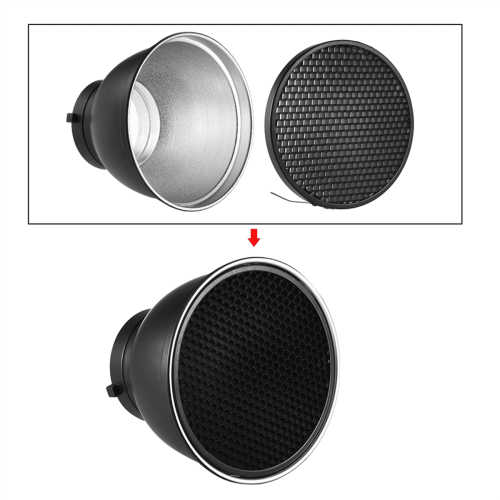 Reflektordiffusorlampeskjerm for Bowens-fatning 60 2