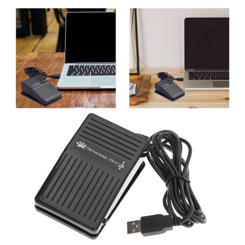 Foot Control USB Switch Triple Mouse Footswitch Single Singal String Foot Switch 2