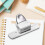 Heavy Duty Punch Machine Binder 3 Hole Puncher Sturdy Iron Plastic for Classroom Studio Scrapbooking 6
