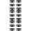 18Pièces Organisateurs De Câbles Nylon Noir Pour 8