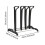 Boot Rack Organizer Boot Organizer Floor Standing Boot Rack Metal Accessory Boot 43cmx30cmx39cm 7