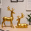 Figurine de renne, petite statue de cerf, décoration de table 4