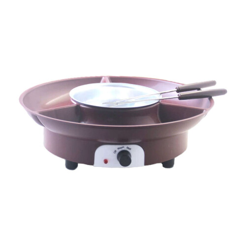 Chocolate and Cheese Fondue Kit with Pot Set 1