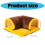 Hamster Bed Plush Winter Nest with Non-Slip Bottom 3