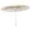 Ombrello vintage decorativo in seta bianca e bambù 4