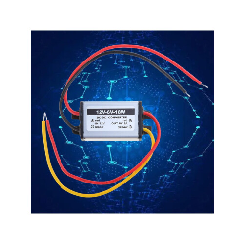 12V til 6V3A18W step-down DC-DC strømkonvertermodul 1